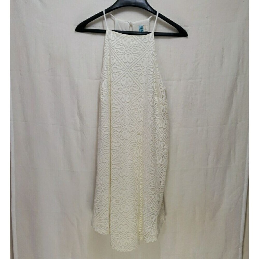 Aina Be Sleeveless Dress Womanโs M White USA 90's Y2K 90210